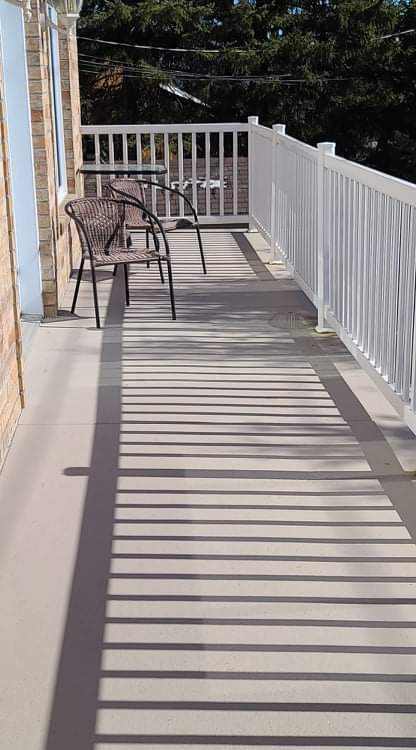 Installation de balcon en fibre de verre Québec